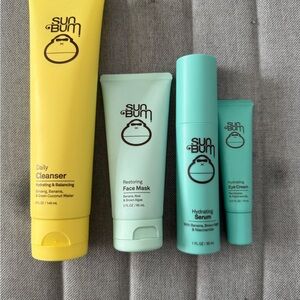Sun Bum Skincare Set - Yellow and Aqua